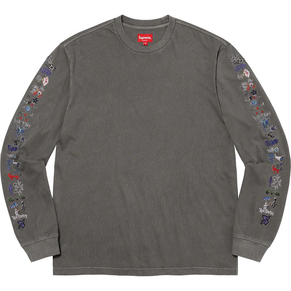 Supreme AOI Icons L/S Top Sweaters Black | USA312FM