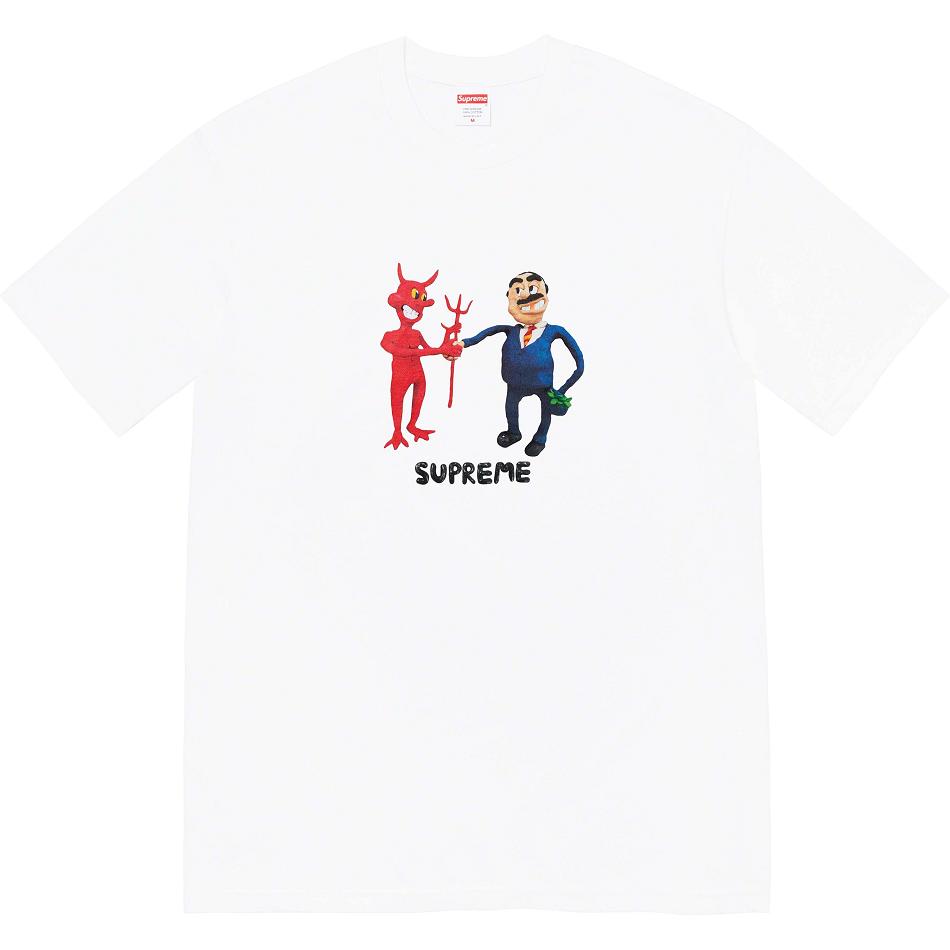 Supreme Business Tee T Shirts White | USA217VD