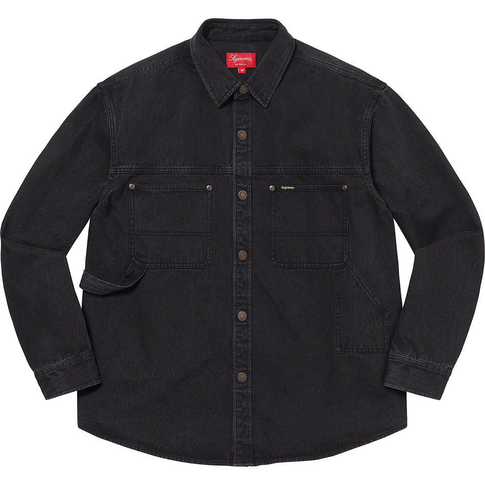 Supreme Denim Painter Shirts Black | USA390FM