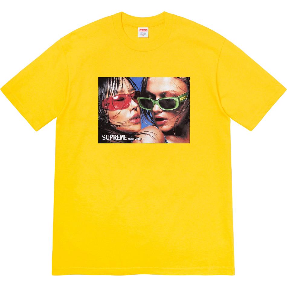 Supreme Eyewear Tee T Shirts Yellow | USA224RW