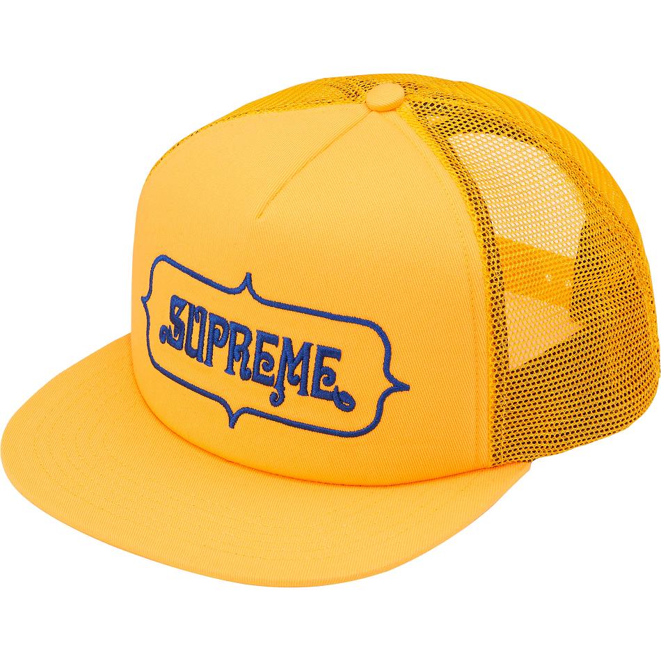 Supreme Highest Mesh Back 5-Panel Hats Yellow | USA131GL