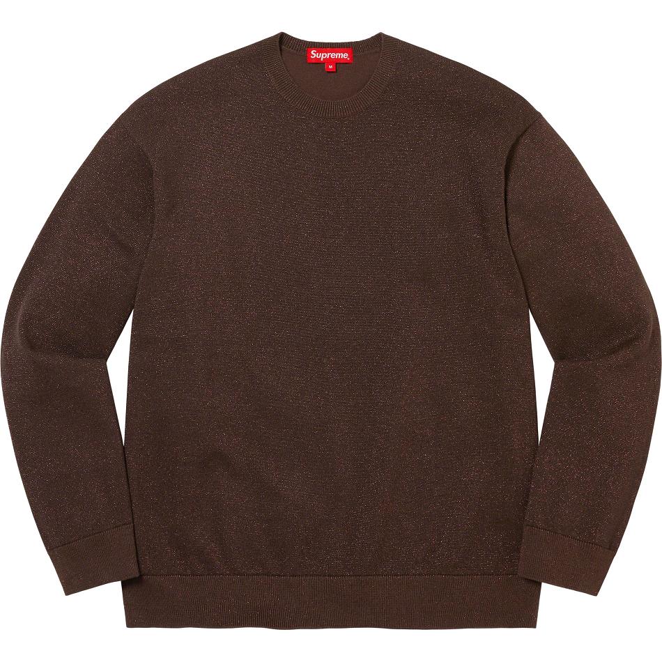 Supreme Metallic L/S Top Sweaters Brown | USA332IS