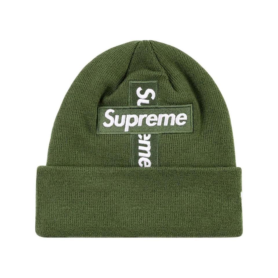 Supreme New Era Cross Box-Logo Beanie Hats Green | USA109LH