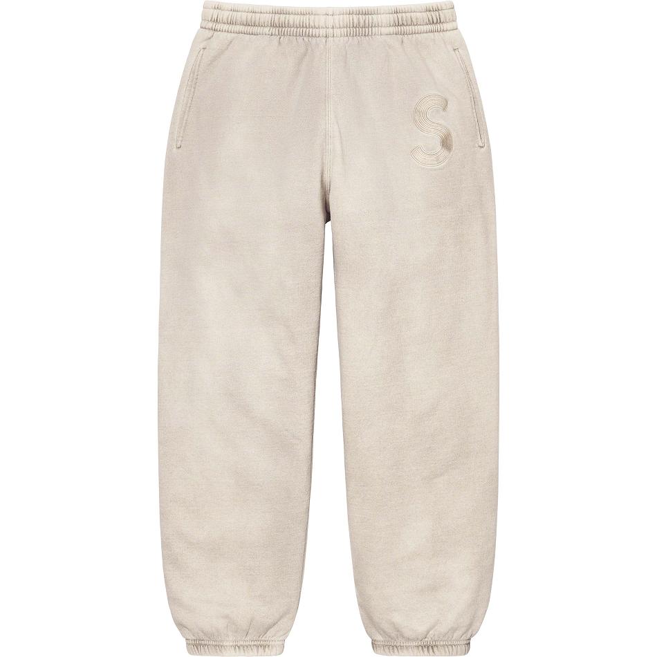 Supreme Overdyed S Logo Sweatpant Pants Beige | USA402MA