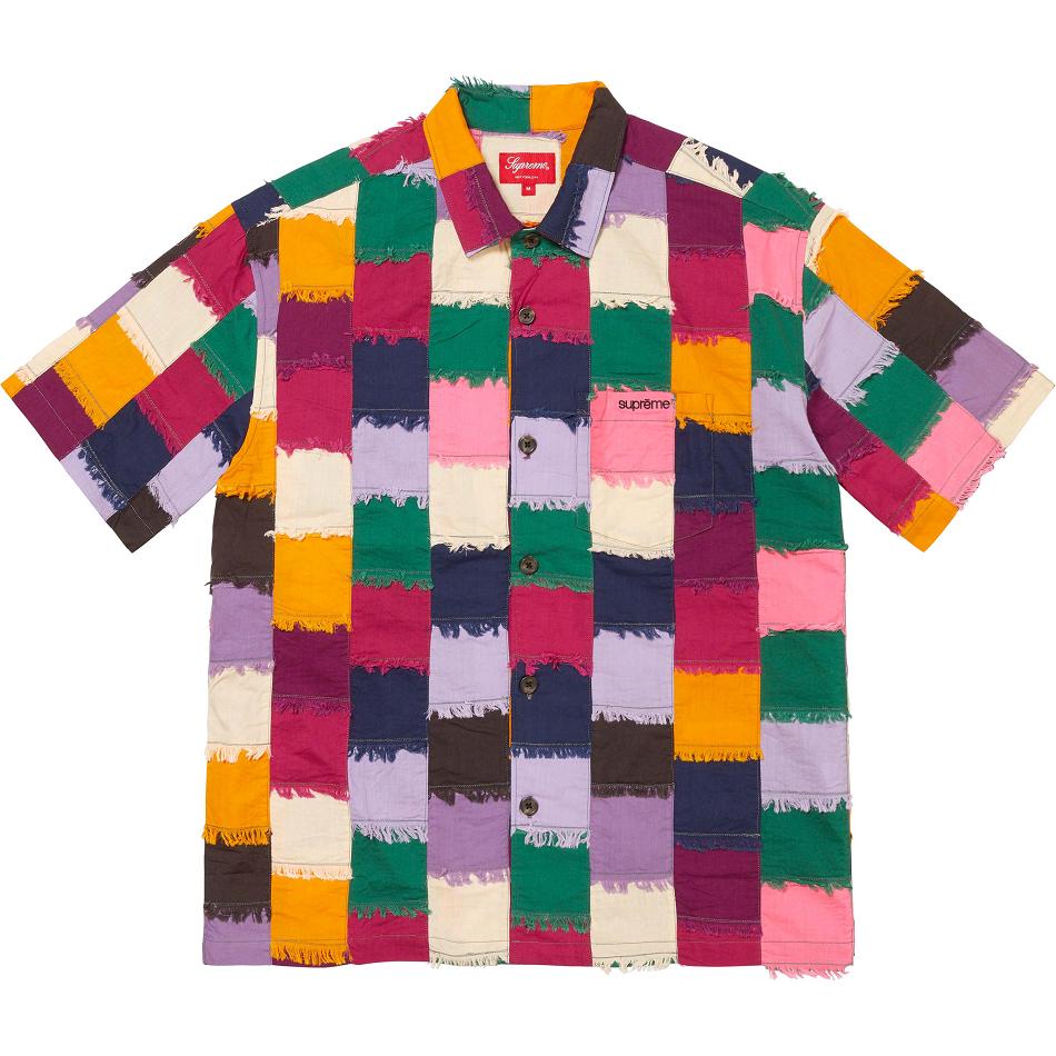 Supreme Patchwork S/S Shirts Multicolor | USA375NB