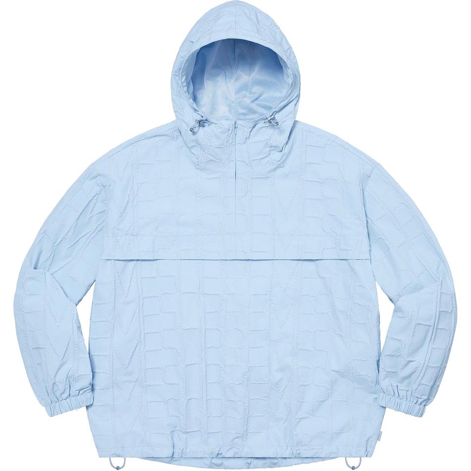 Supreme Repeat Stitch Anorak Jackets Blue | USA441DN