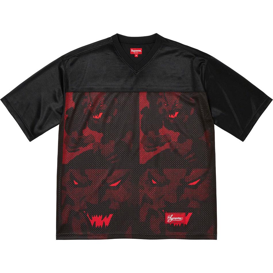 Supreme Ronin Football Jersey Sweaters Black | USA305UT