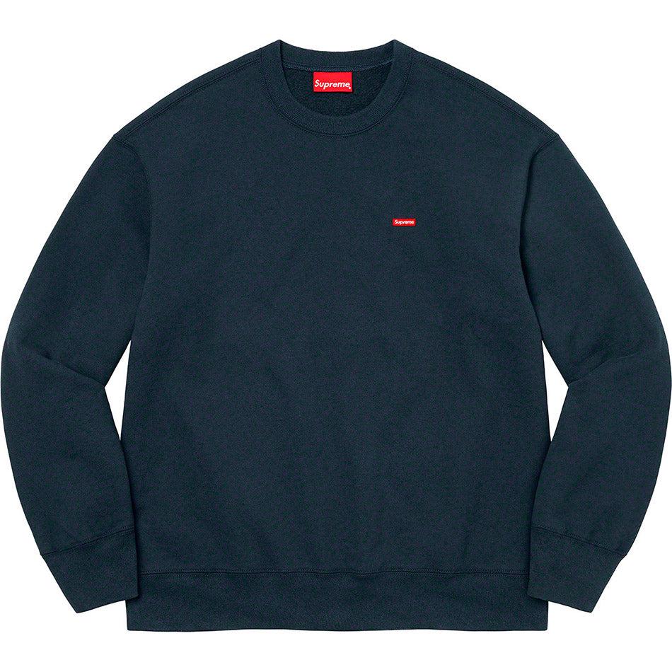 Supreme Small Box Crewneck Sweatshirts Navy | USA284SO