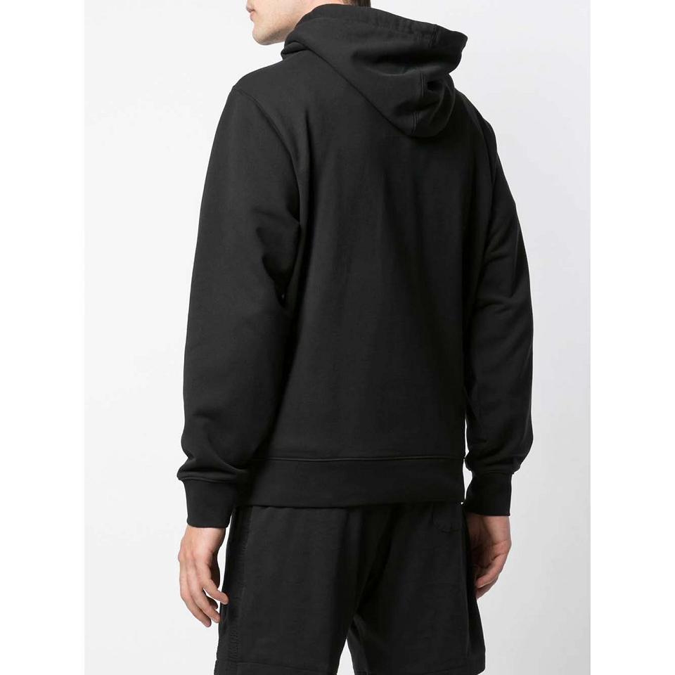 Supreme X Lacoste Logo Panel Hoodie Black | USA457EX