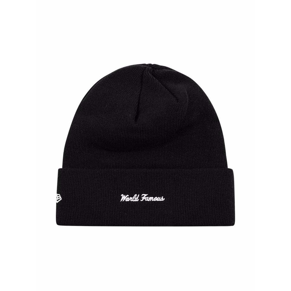 Supreme x New Era Box Logo Beanie Hats Black | USA106HK