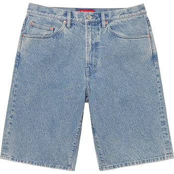 Supreme Baggy Denim Shorts Blue | USA355TV