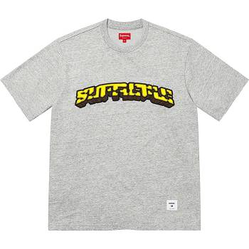 Supreme Block Arc S/S Top Sweaters Grey | USA326WY