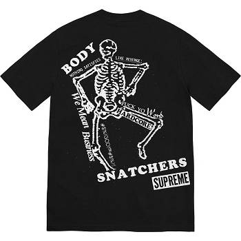 Supreme Body Snatchers Tee T Shirts Black | USA241XF