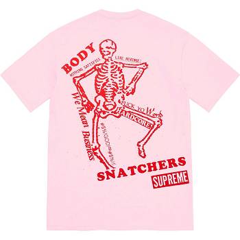 Supreme Body Snatchers Tee T Shirts Pink | USA246MA