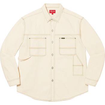 Supreme Denim Painter Shirts Beige | USA389DN