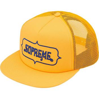 Supreme Highest Mesh Back 5-Panel Hats Yellow | USA131GL