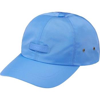 Supreme Leather Patch 6-Panel Hats Blue | USA120RW