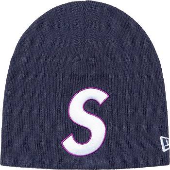 Supreme New Era® S Logo Beanie Hats Blue | USA149UT