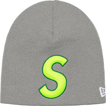 Supreme New Era® S Logo Beanie Hats Grey | USA151OR