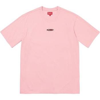 Supreme Oval Logo S/S Top Sweaters Pink | USA335AP