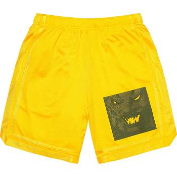 Supreme Ronin Mesh Shorts Yellow | USA348BC