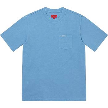 Supreme S/S Pocket Tee Sweaters Turquoise | USA316KI