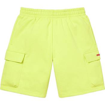 Supreme Small Box Baggy Cargo Sweat Shorts Mint | USA370ZG