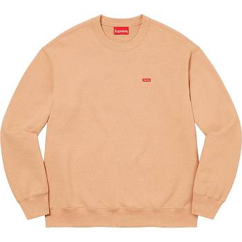 Supreme Small Box Crewneck Sweatshirts Orange | USA285DN