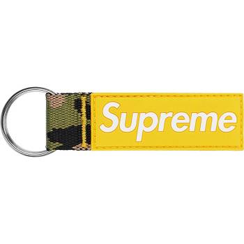 Supreme Webbing Keychain Accessories Yellow | USA181DN