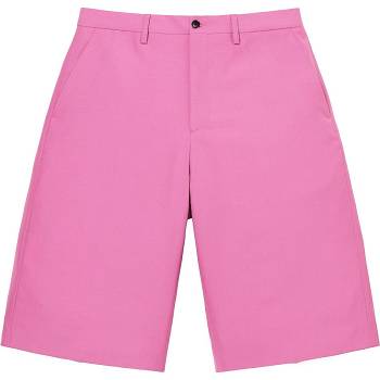 Supreme Wool Trouser Shorts Pink | USA353EX