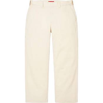 Supreme Work Pant Pants White | USA422ZG