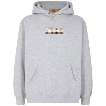 Supreme X Burberry Hoodie Grey | USA458RW